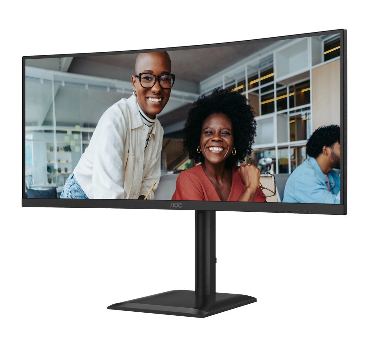 AOC 34" UWQHD Monitor - Black | CU34E4CV