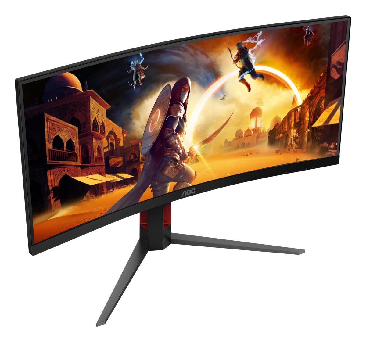 AOC 34" WQHD Gaming Monitor - Black | CU34G4P