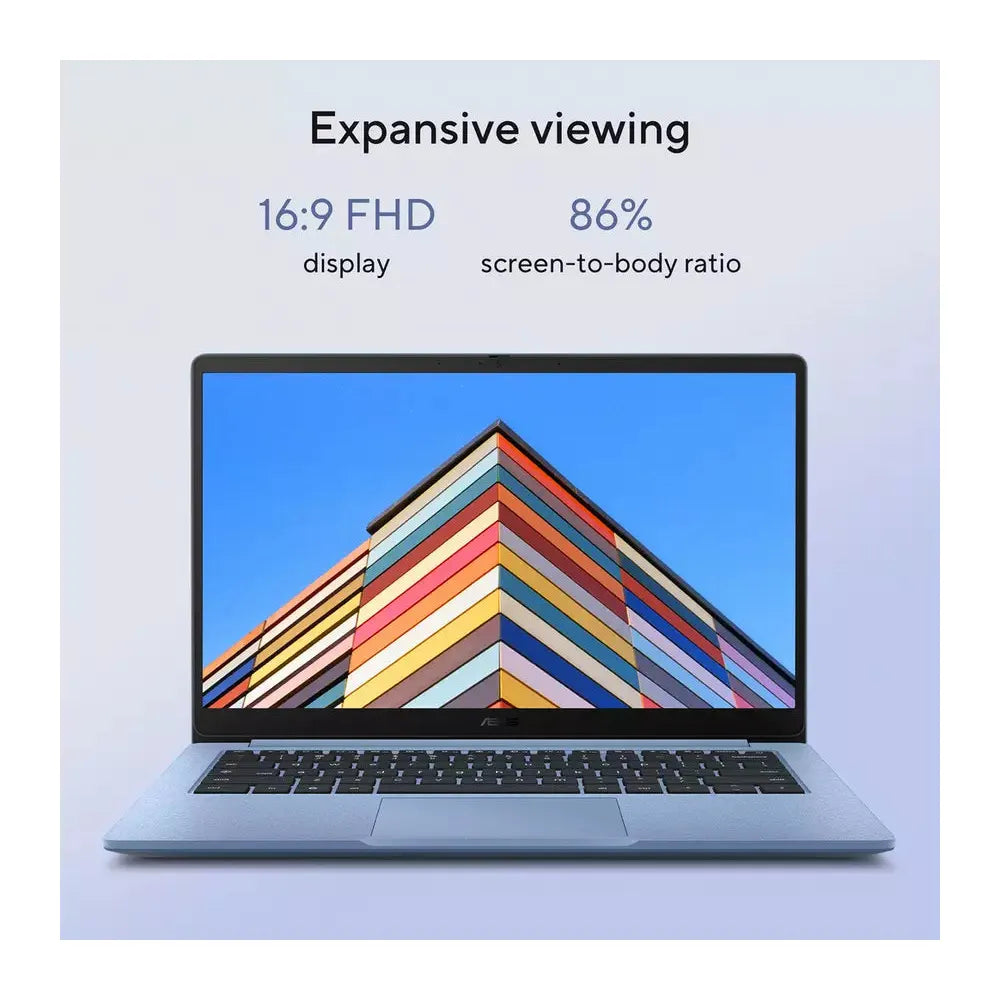 Asus Intel Celeron 14&quot; 4GB/64GB Chromebook - Blue | CX1405CKA-NK0030 from Asus - DID Electrical