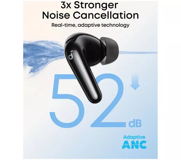Soundcore R60i In-Ear Wireless Noise-Cancelling Earbuds - Black | D1202G11