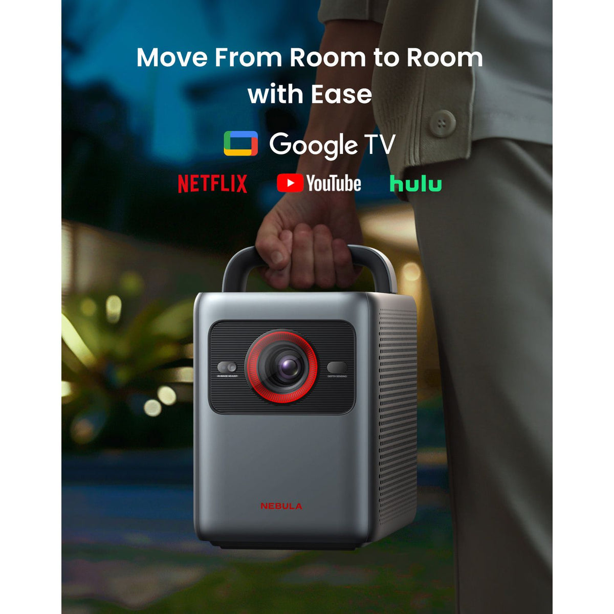 Nebula Cosmos 4K SE Dolby Vison Projector with Google TV - Grey | D2342211 from Nebula - DID Electrical