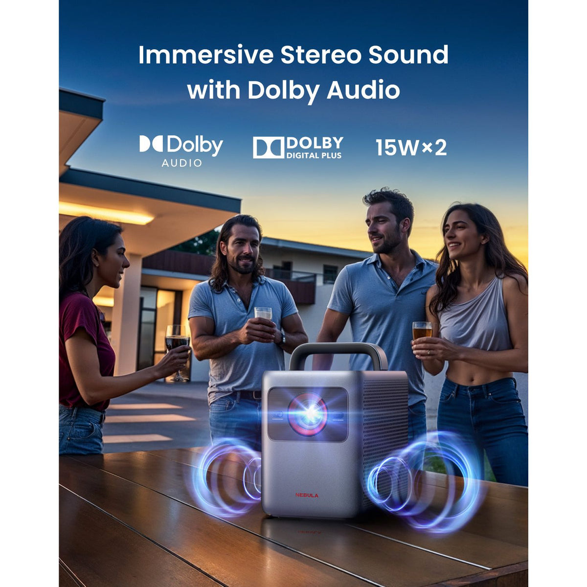 Nebula Cosmos 4K SE Dolby Vison Projector with Google TV - Grey | D2342211 from Nebula - DID Electrical