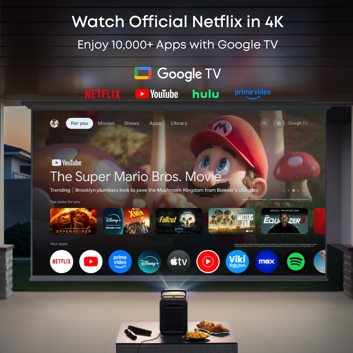 Anker Nebula X1 Triple Laser 4K Projector - Grey | D23512F1