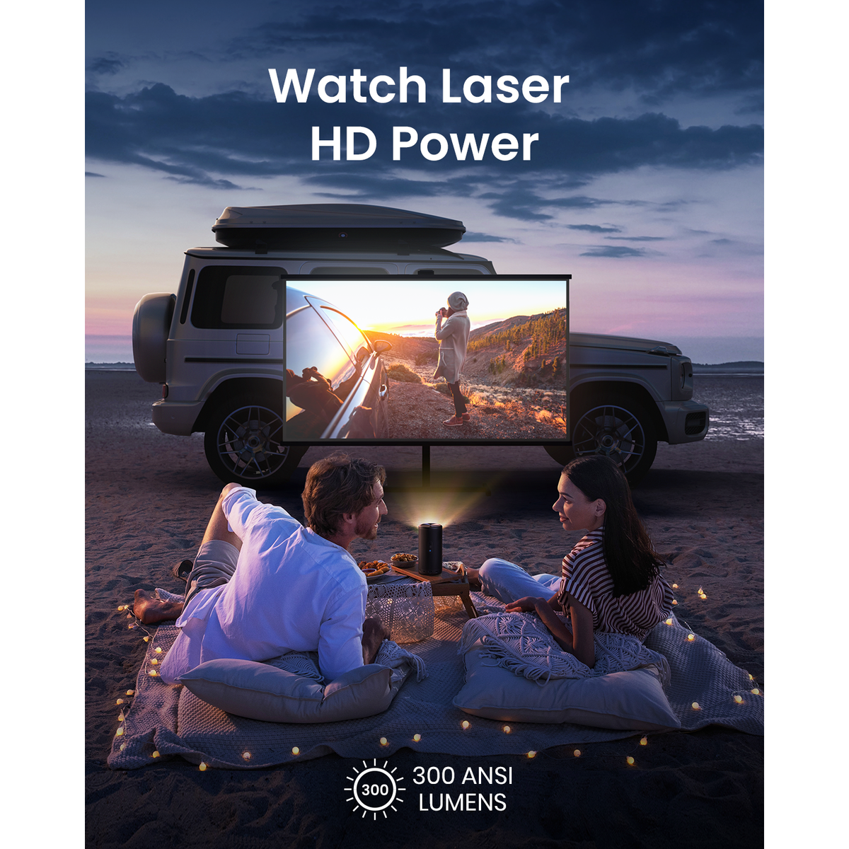 Nebula Capsule 3 Laser-Powered Mini Projector - Black | D2426212 from Nebula - DID Electrical