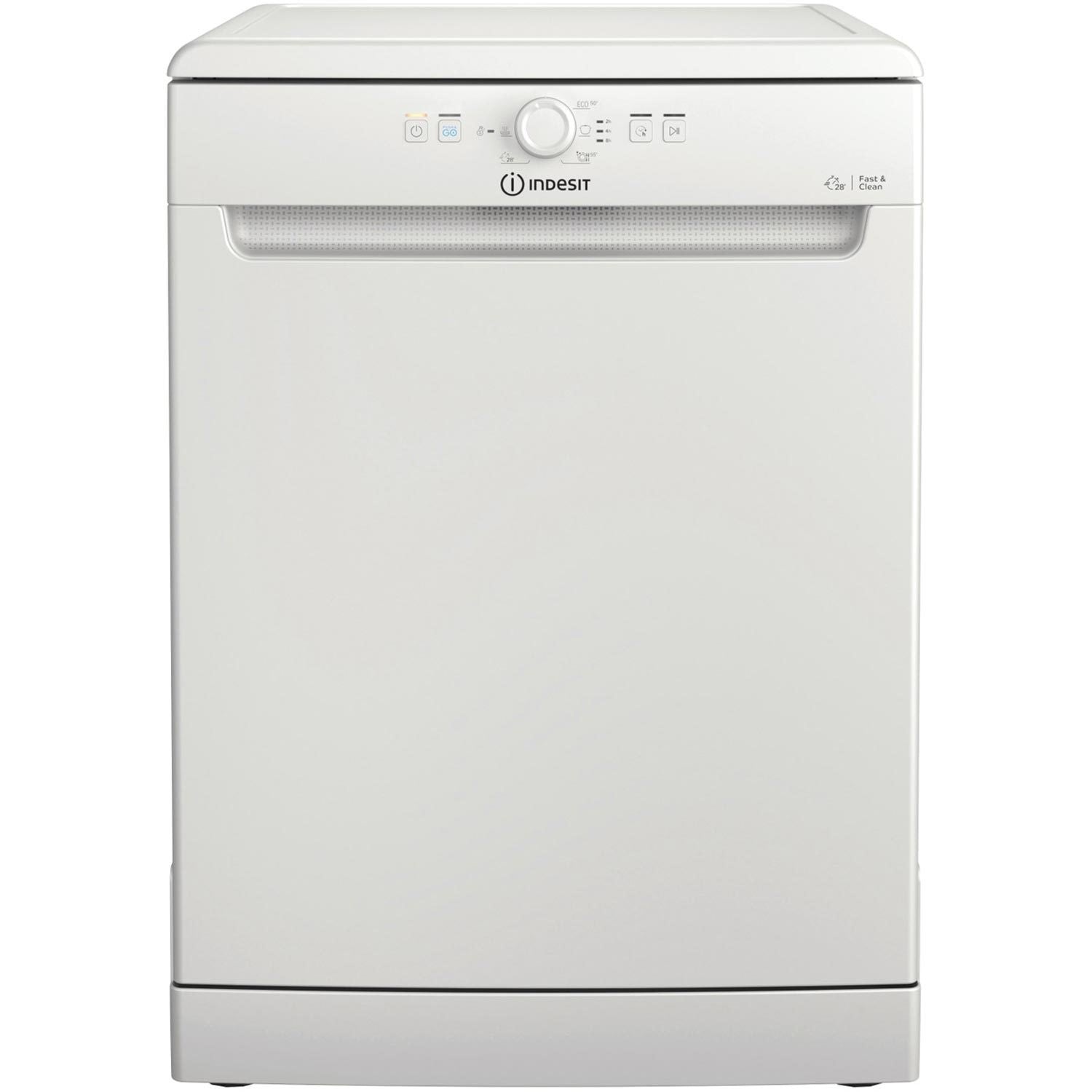 Indesit 14 Place Freestanding Dishwasher - White | D2FHK26UK from Indesit - DID Electrical