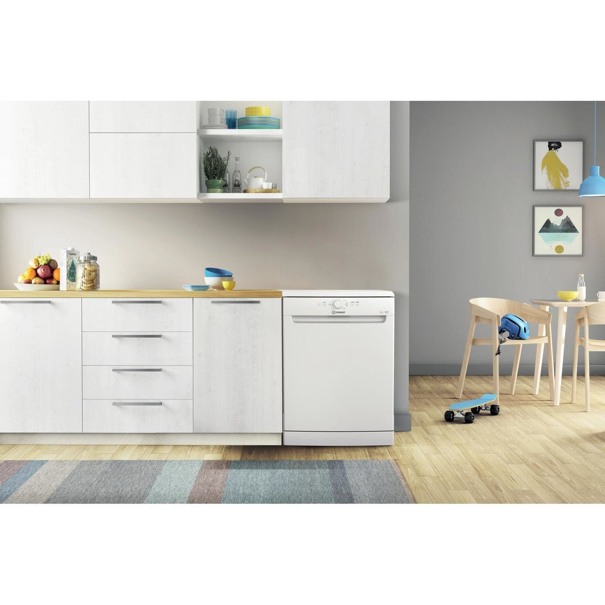 Indesit 14 Place Freestanding Dishwasher - White | D2FHK26UK from Indesit - DID Electrical