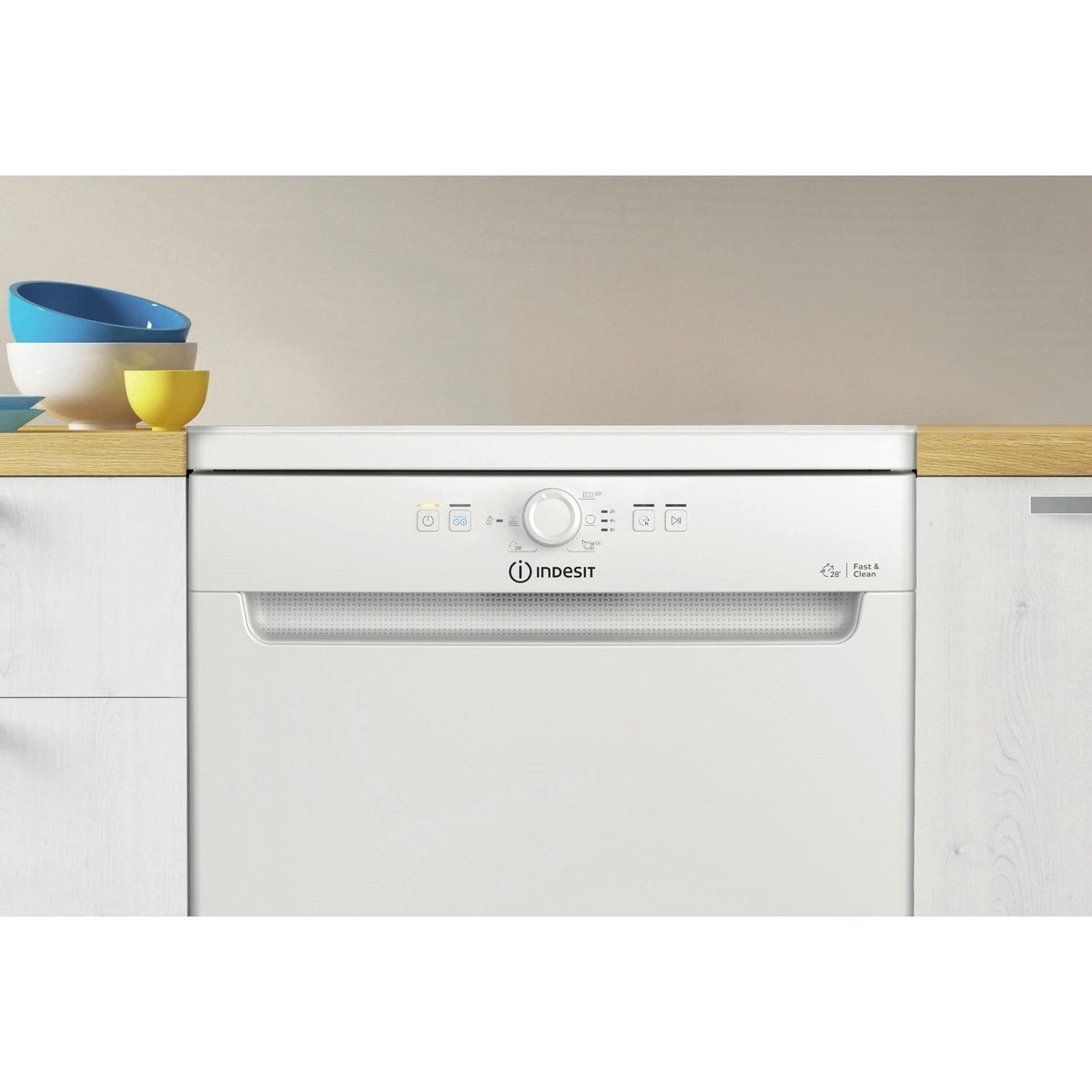 Indesit 14 Place Freestanding Dishwasher - White | D2FHK26UK from Indesit - DID Electrical