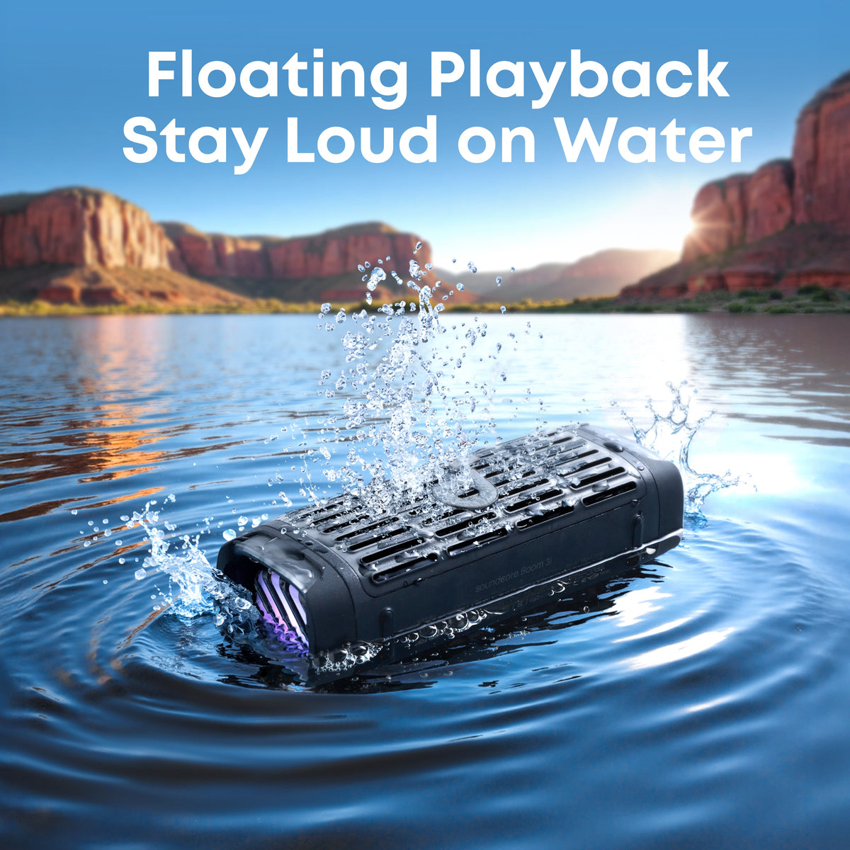 Soundcore Boom 3i Portable Rugged Outdoor Speaker - Adventurer Black | D5100A10