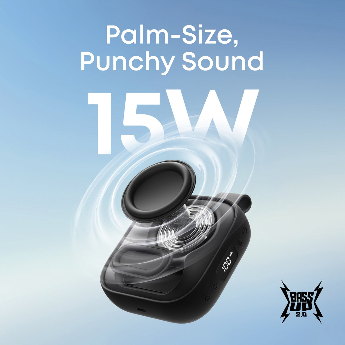 Soundcore Boom Go 3i Portable Bluetooth Speaker with Powerful Bass - Black | D5103010