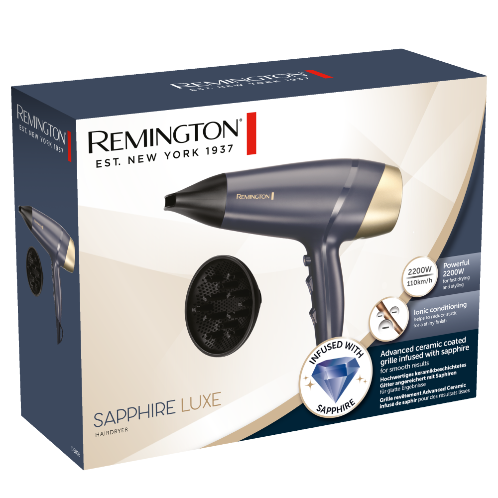 Remington Sapphire Luxe Hair Dryer | D5805 from Remington - DID Electrical