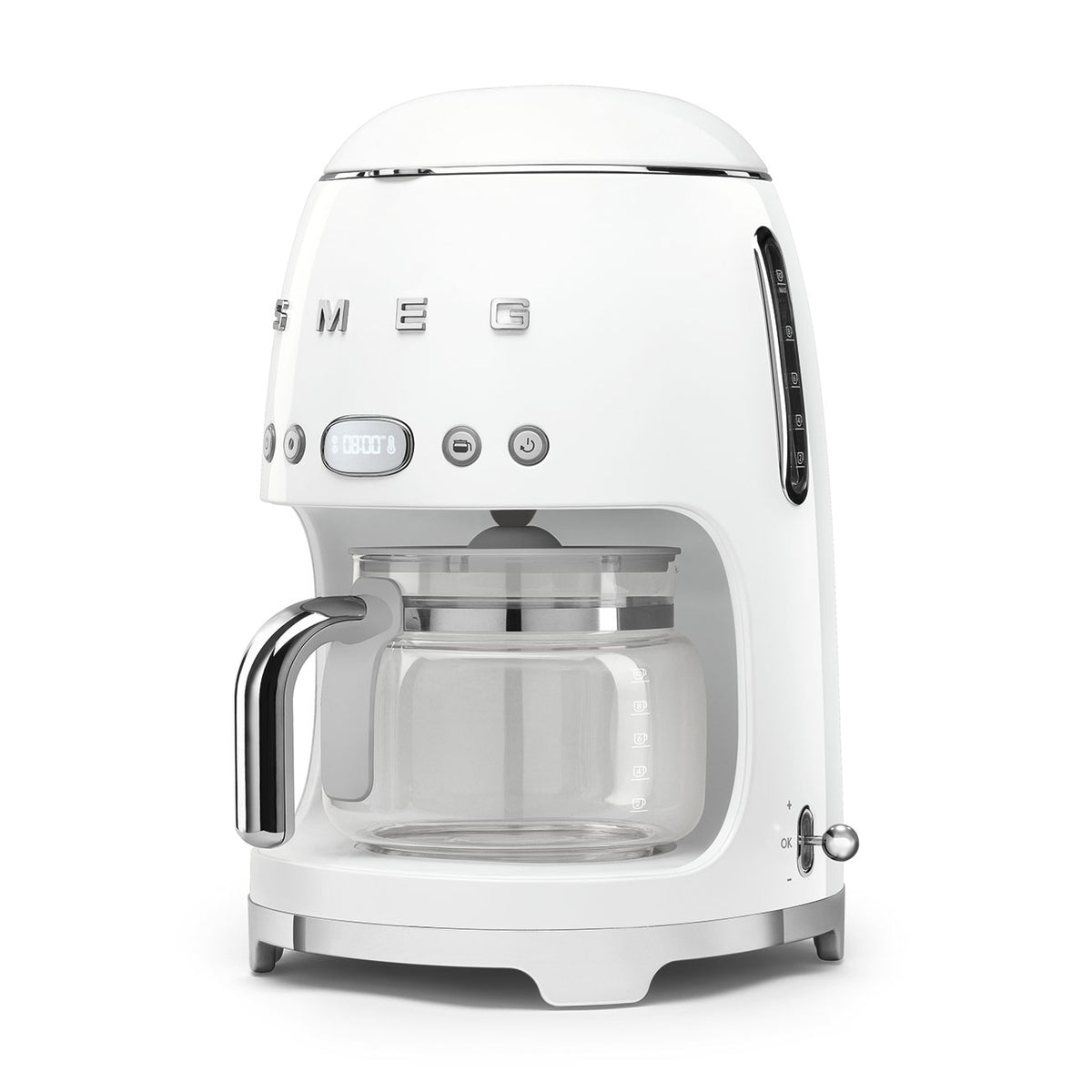Smeg 50's Style Drip Filter Coffee Machine - White | DCF02WHUK from Smeg - DID Electrical
