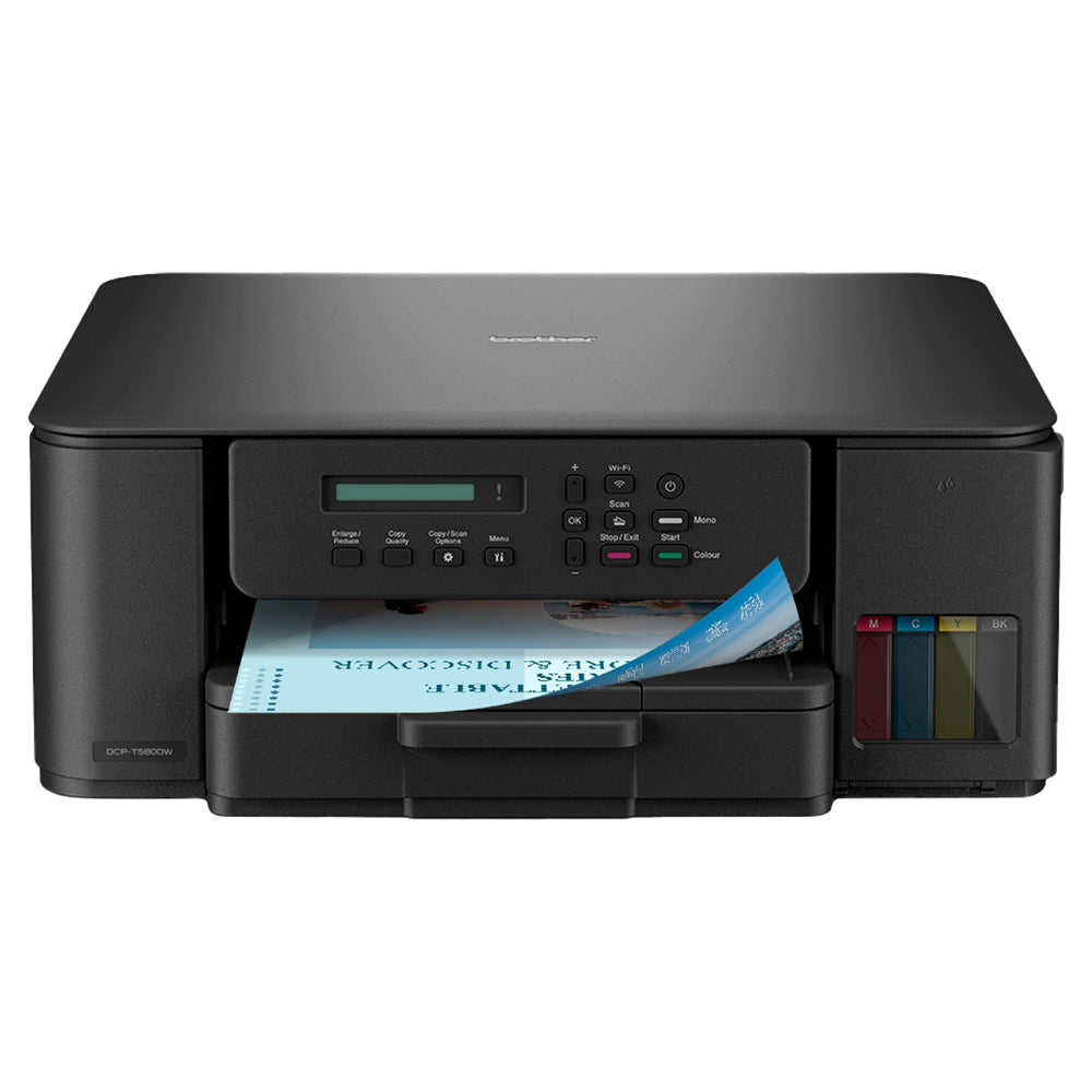 Brother Tankbenefit Compact 3-in-1 Ink Tank Printer - Black | DCPT580DW from Brother - DID Electrical