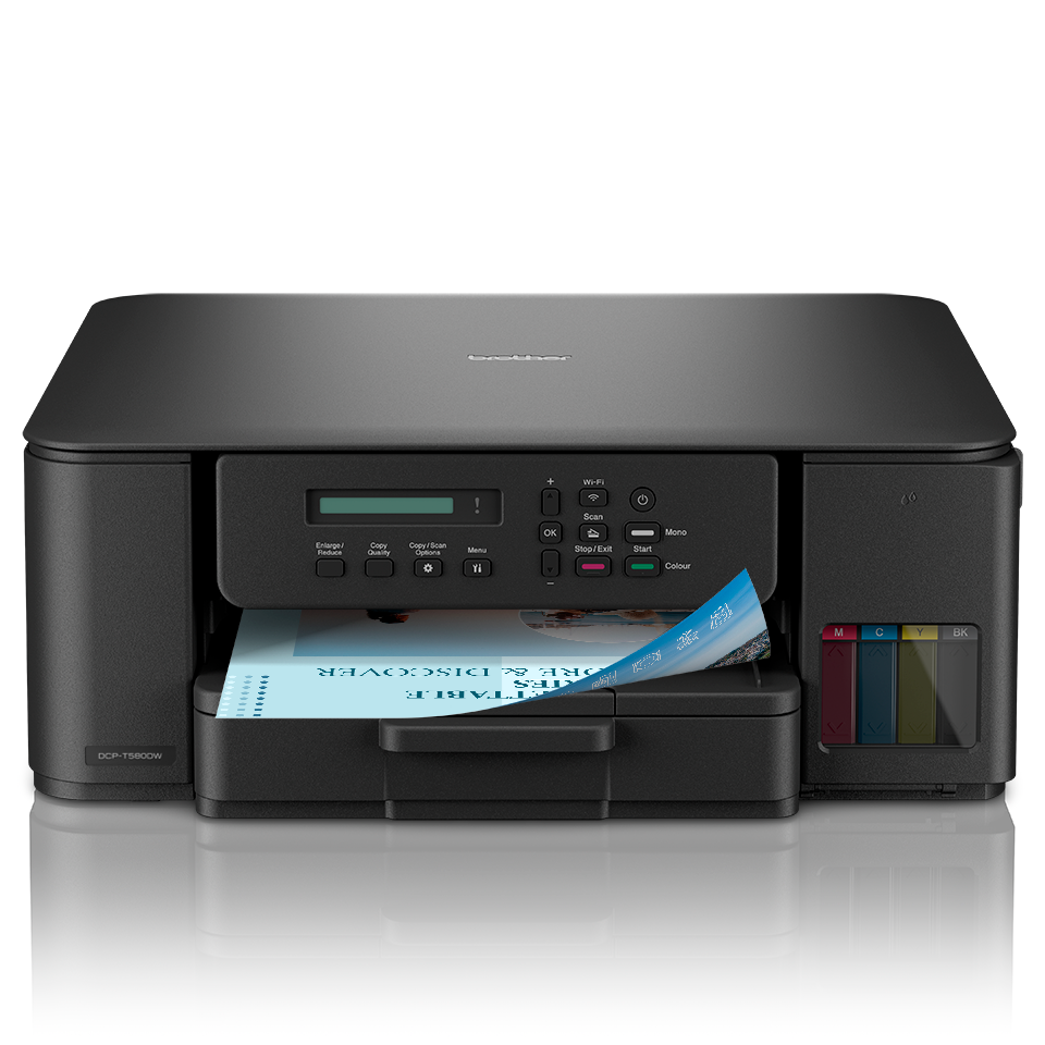 Brother Tankbenefit Compact 3-in-1 Ink Tank Printer - Black | DCPT580DW from Brother - DID Electrical