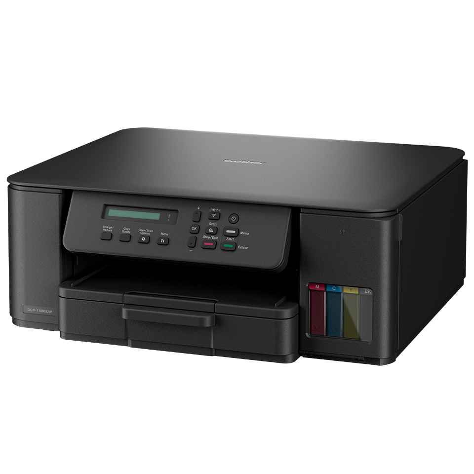 Brother Tankbenefit Compact 3-in-1 Ink Tank Printer - Black | DCPT580DW from Brother - DID Electrical
