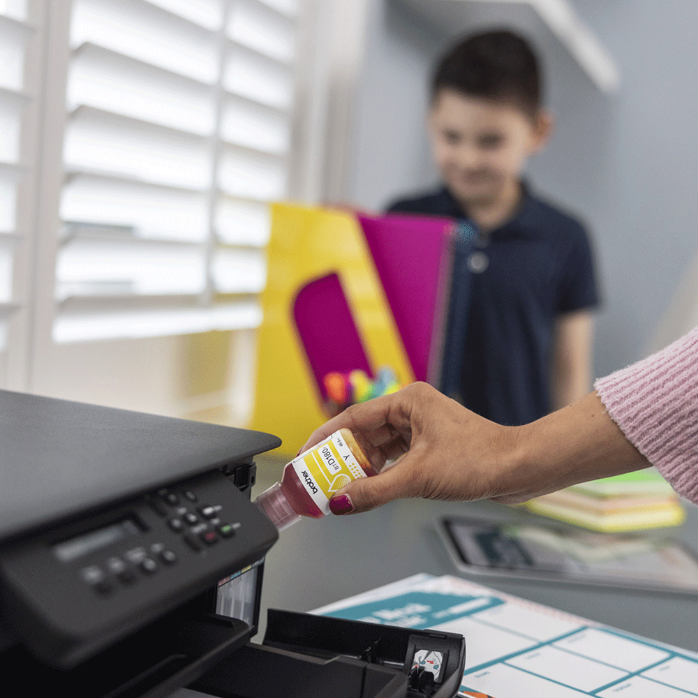 Brother Tankbenefit Compact 3-in-1 Ink Tank Printer - Black | DCPT580DW from Brother - DID Electrical