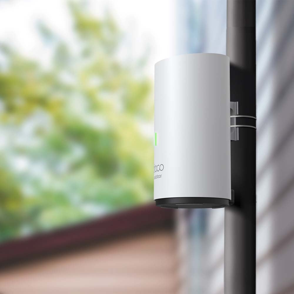 TP Link AX3000 Outdoor/Indoor Whole Home Mesh Wi-Fi 6 Unit - White | DECOX50-OUTDOOR from TP Link - DID Electrical
