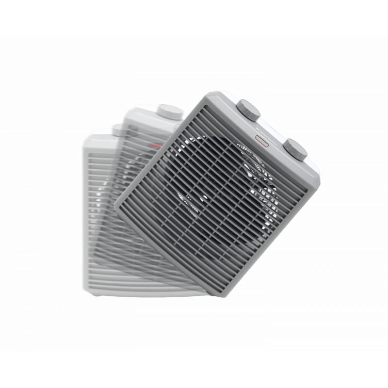 Dimplex 2kW Upright Fan Heater - Dark Grey &amp; Light Grey | DEUF2N from Dimplex - DID Electrical
