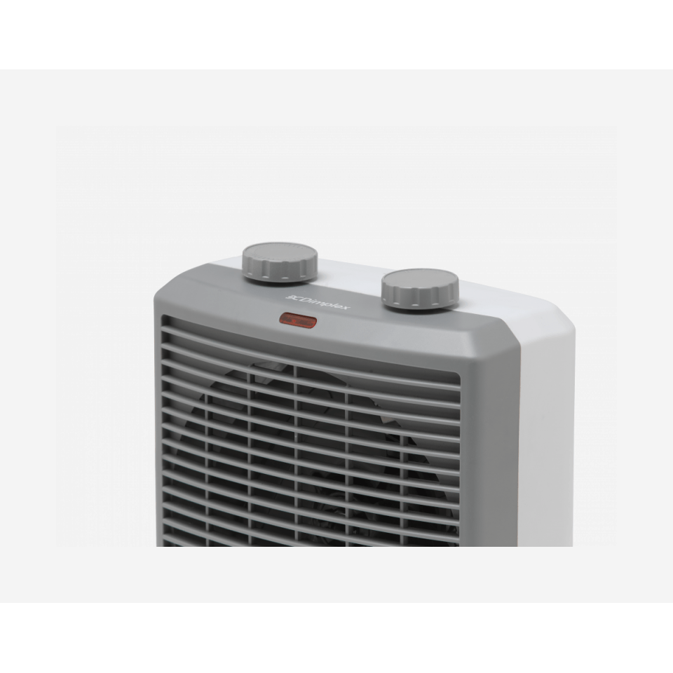 Dimplex 2kW Upright Fan Heater - Dark Grey &amp; Light Grey | DEUF2N from Dimplex - DID Electrical
