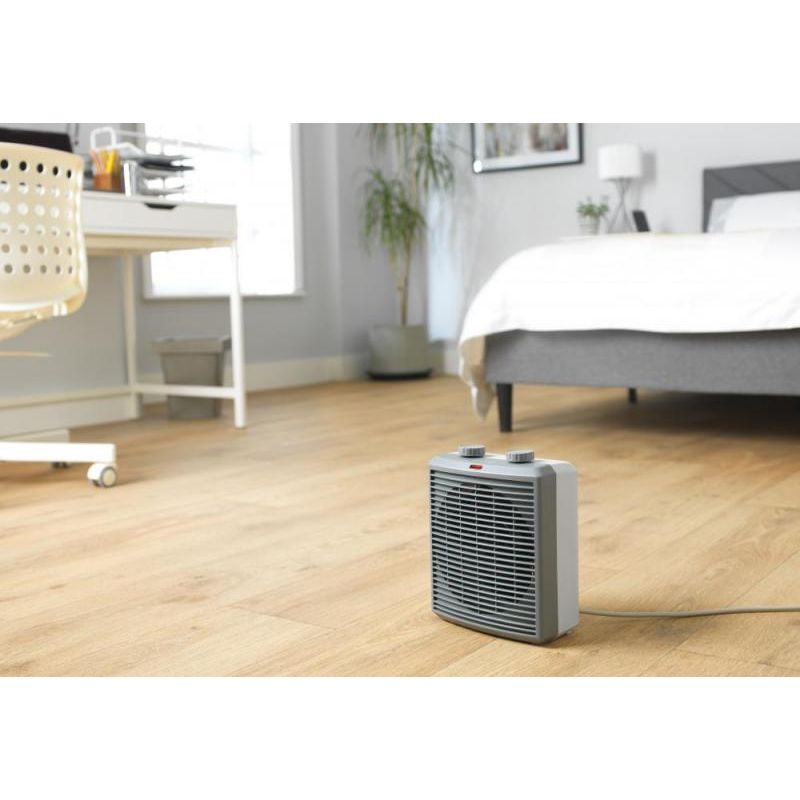 Dimplex 2kW Upright Fan Heater - Dark Grey &amp; Light Grey | DEUF2N from Dimplex - DID Electrical
