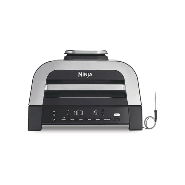 Ninja 6-In-1 Max 1760W Grill & Air Fryer - Grey & Silver | DG551UK from Ninja - DID Electrical