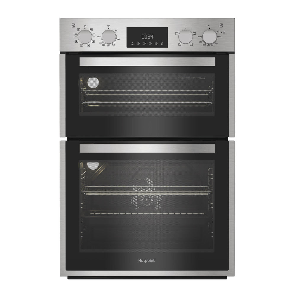 Hotpoint Built-in Electric Double Oven - Inox | DIH82DIX from Hotpoint - DID Electrical