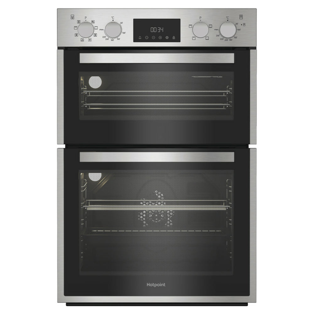 Hotpoint Built-in Electric Double Oven - Inox | DIH82DIX from Hotpoint - DID Electrical