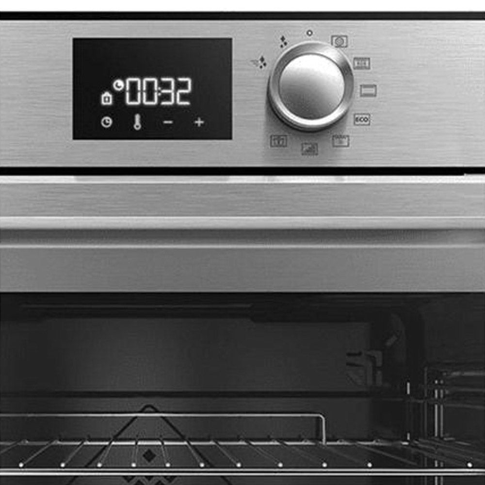 De Dietrich 73L Built-In Electric Pyrolytic Single Oven - Platinum | DOP7340X from De Dietrich - DID Electrical