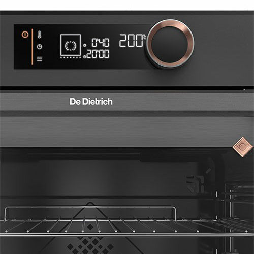 De Dietrich 73L Built-In Electric Pyrolytic Single Oven - Absolute Black | DOP7350A from De Dietrich - DID Electrical