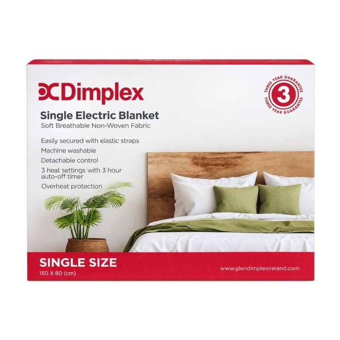 Dimplex Standard Single Electric Underblanket - White | DUB1011