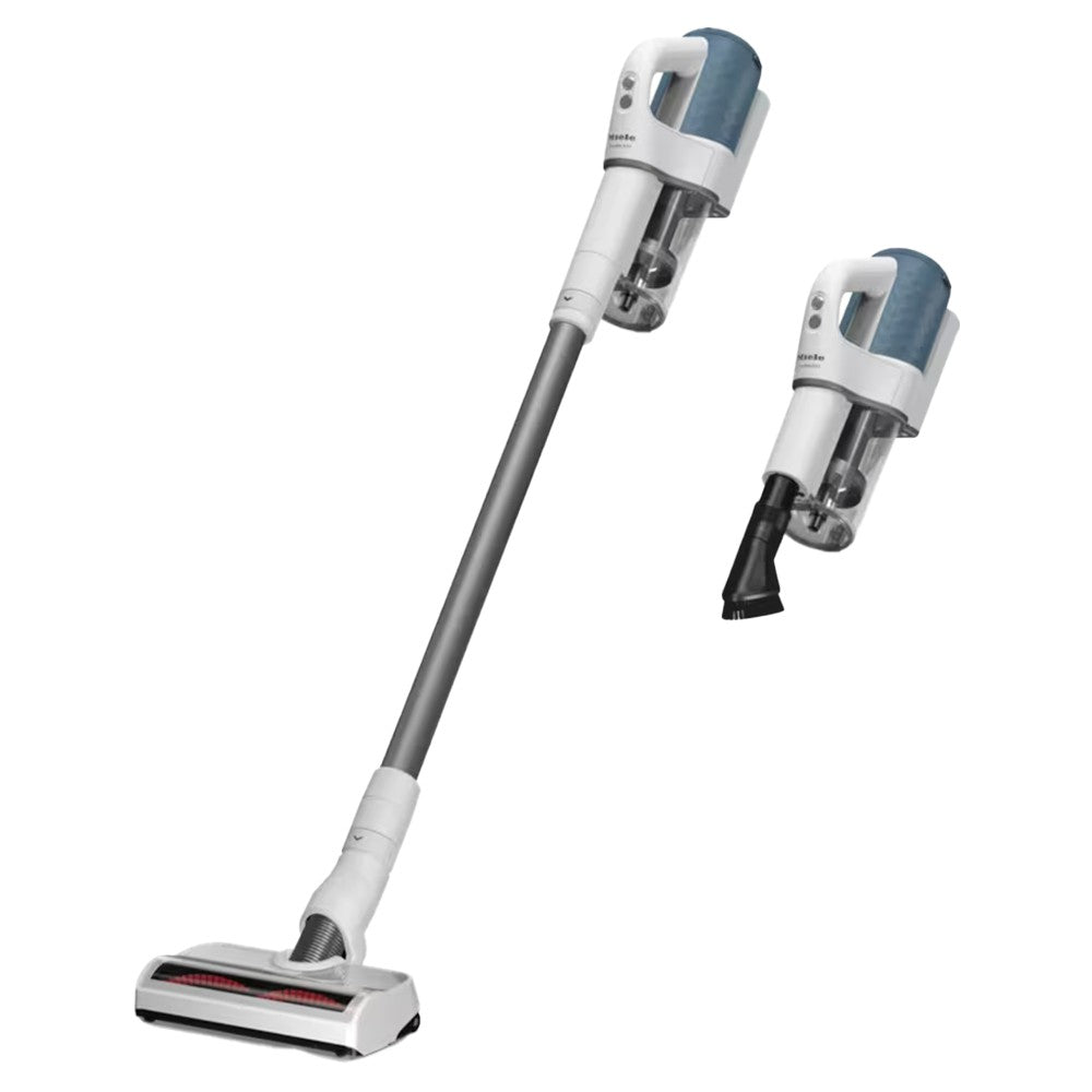 Miele Duoflex HX1 Cordless Stick Vacuum Cleaner - White &amp; Nordic Blue | DUOFLEXHX1 from Miele - DID Electrical