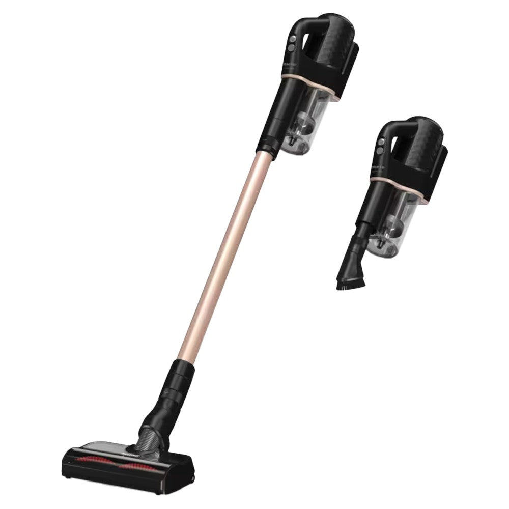 Miele Duoflex Total Care Cordless Stick Vacuum Cleaner - Rose Gold &amp; Obsidian Black | DUOFLEXHX1TTLCARE from Miele - DID Electrical