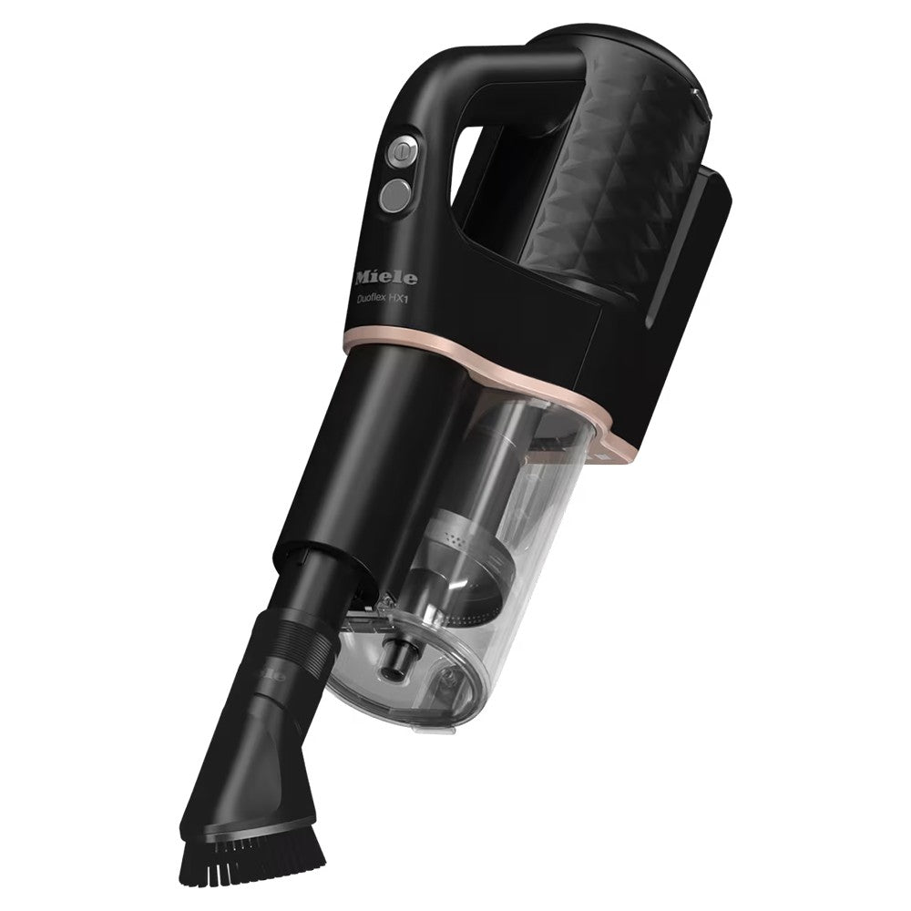 Miele Duoflex Total Care Cordless Stick Vacuum Cleaner - Rose Gold &amp; Obsidian Black | DUOFLEXHX1TTLCARE from Miele - DID Electrical