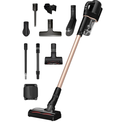 Miele Duoflex Total Care Cordless Stick Vacuum Cleaner - Rose Gold & Obsidian Black | DUOFLEXHX1TTLCARE from Miele - DID Electrical