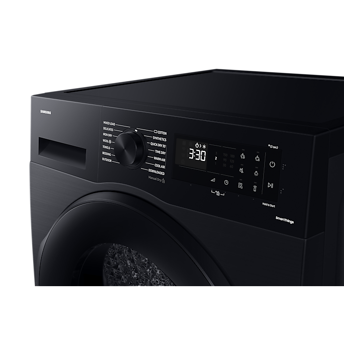Samsung Series 5 9KG Freestanding  Heat Pump Tumble Dryer - Black | DV90CGC0A0ABEU from Samsung - DID Electrical