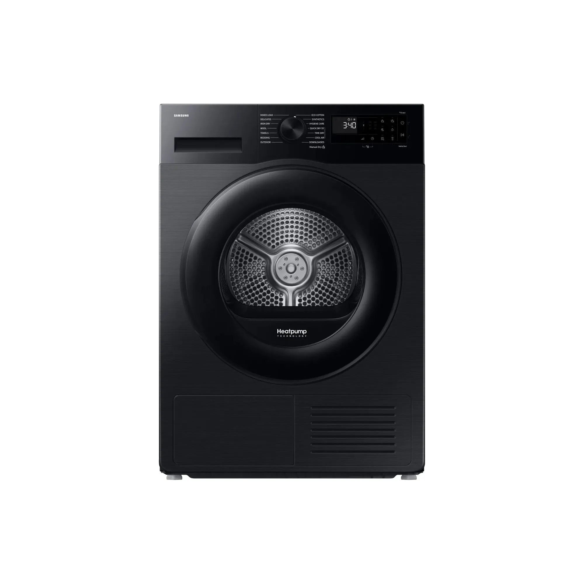 Samsung Series 5 9KG Freestanding Condenser Tumble Dryer - Black | DV90DG52A0ABEU from Samsung - DID Electrical