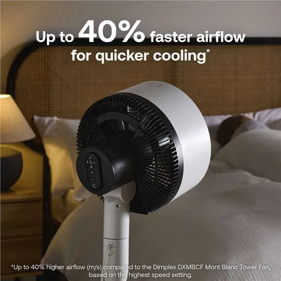 Dimplex DuoCool Smart WiFi 2-in-1 & Desk Fan - White | DXACF001