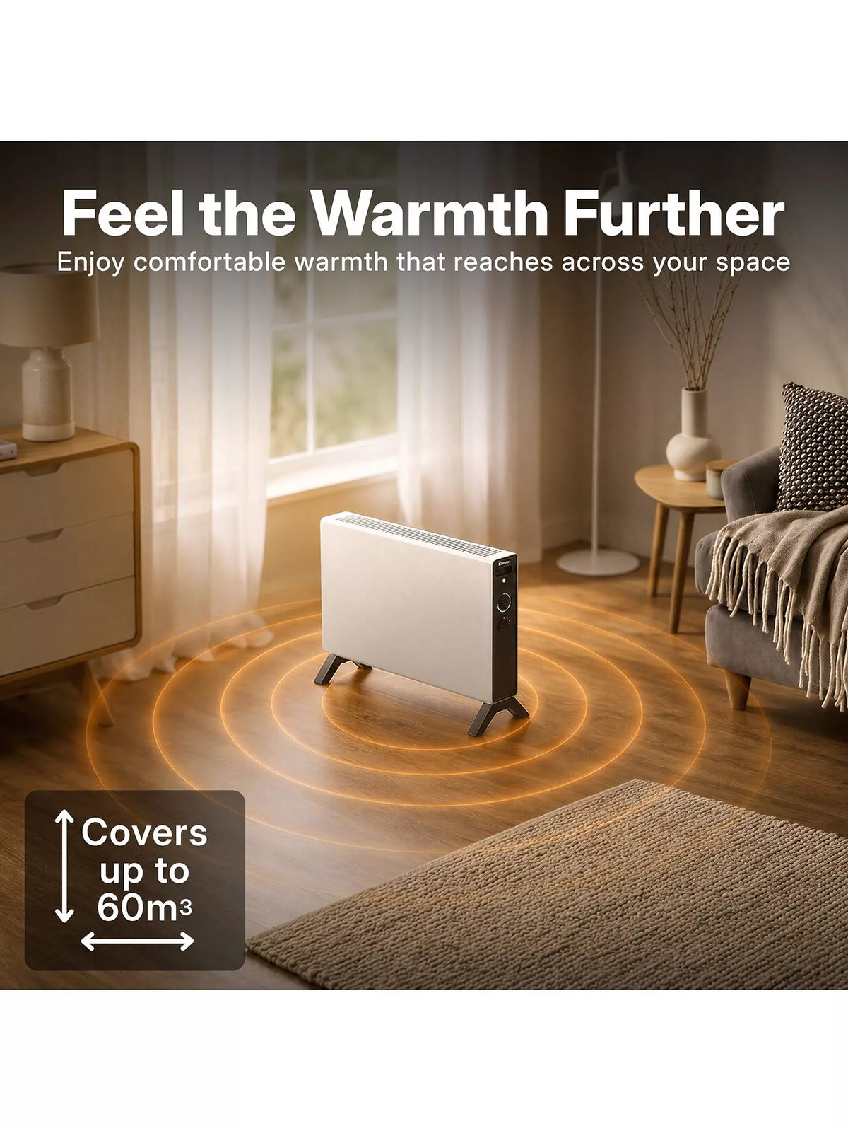 Dimplex HeatLite 2kW Freestanding Convector Heater | DXCV2001