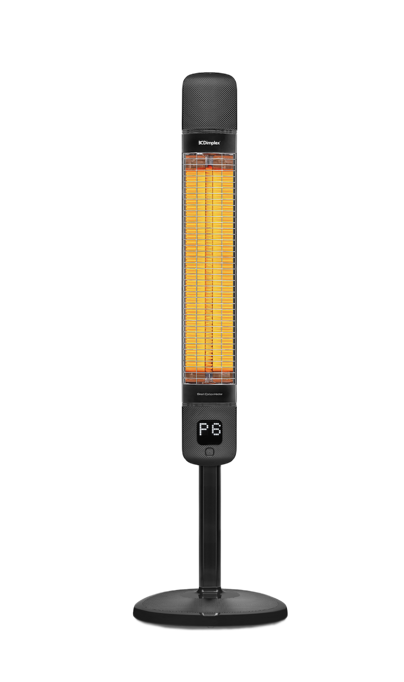Dimplex 2500W Smart Freestanding & Wall Mount Carbon Heater - Black | DXOTDRSMT