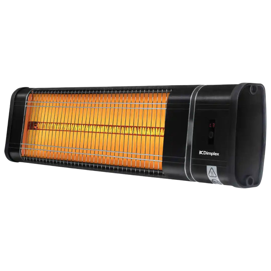 Dimplex 2500W Eco Smart Wall Mounted Carbon Infrared Heater - Black | DXOTDRWM25