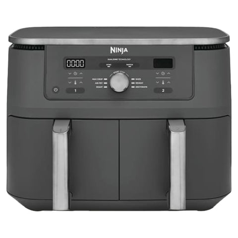 Ninja Max 6-in-1 Dual Zone 9.5L Air Fryer - Gun Metal Grey | DZ400UK