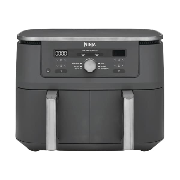 Ninja Max 6-in-1 Dual Zone 9.5L Air Fryer - Gun Metal Grey | DZ400UK from Ninja - DID Electrical