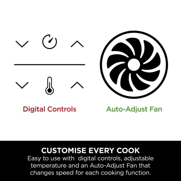 Ninja Max 6-in-1 Dual Zone 9.5L Air Fryer - Gun Metal Grey | DZ400UK from Ninja - DID Electrical