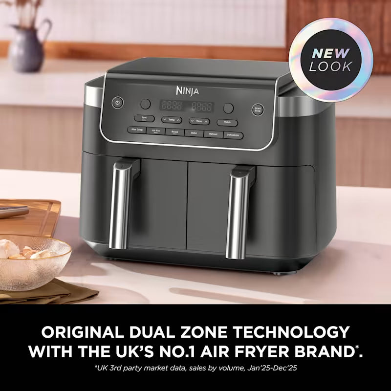 Ninja 7.6L DualZone 2-Drawer Air Fryer | DZ801UK