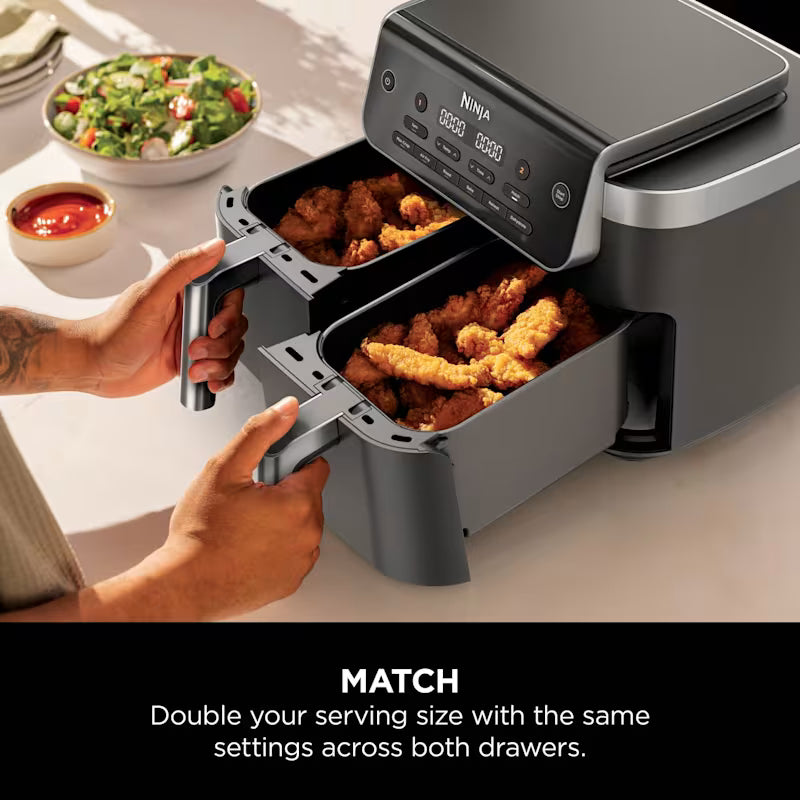 Ninja 7.6L DualZone 2-Drawer Air Fryer | DZ801UK