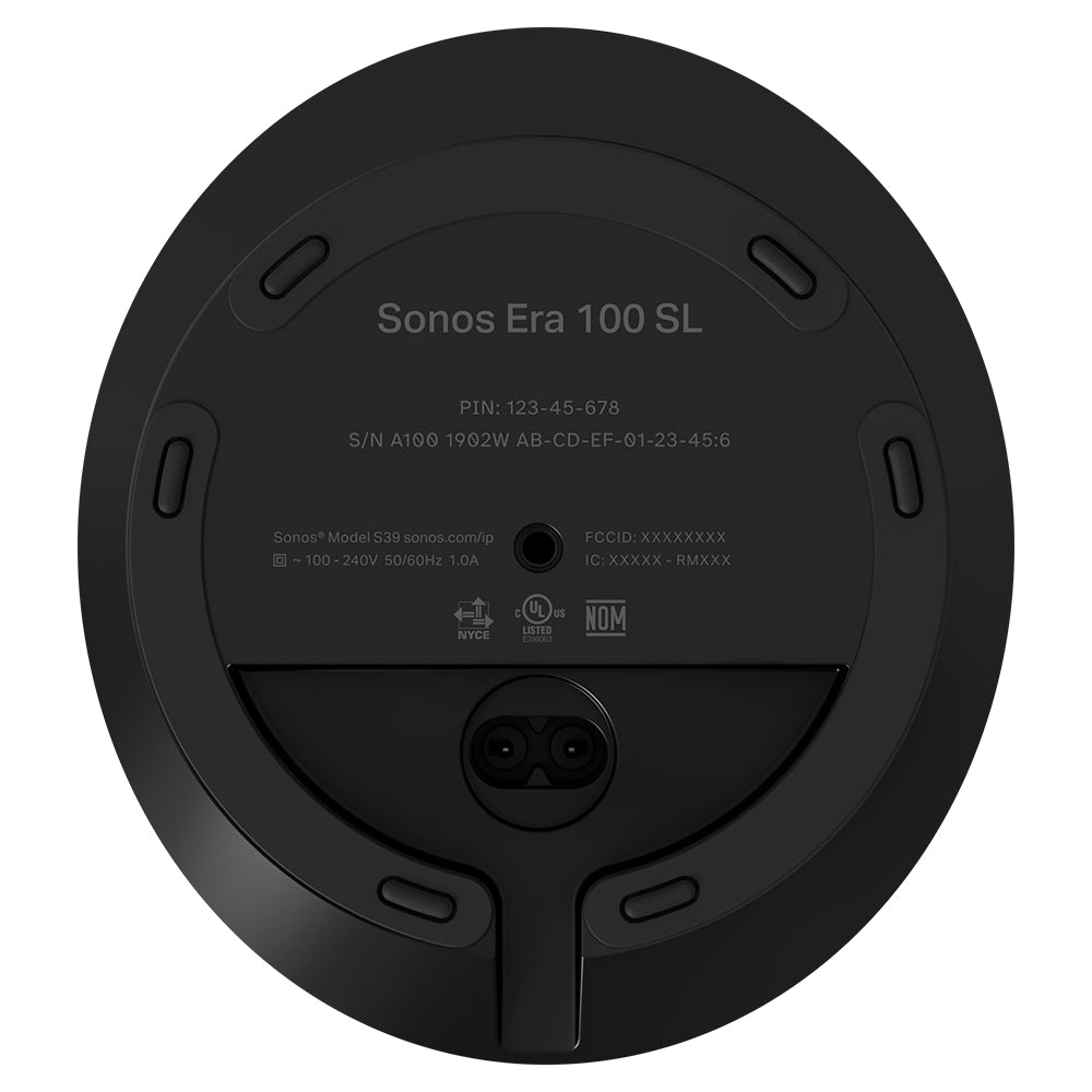 Sonos Era 100 SL Multi-room Bluetooth Speaker - Black | E10SLUK1BLK from Sonos - DID Electrical