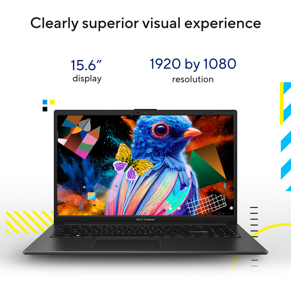 Asus Vivobook Go AMD Ryzen 3 15.6" 8GB/128GB Laptop - Black | SE1504FA-NJ715W from Asus - DID Electrical