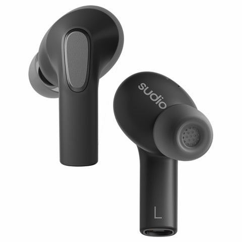Sudio E3 In-Ear True Wireless Earbuds - Black | E3BLK
