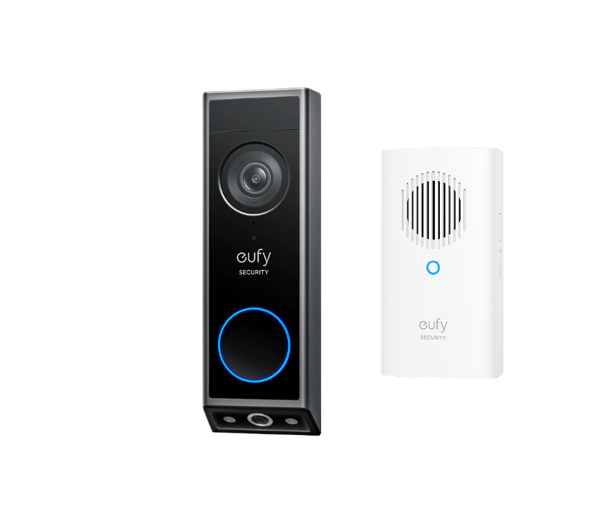 Eufy 2K Video Doorbell E340 with Chime - Black & White | E8214311