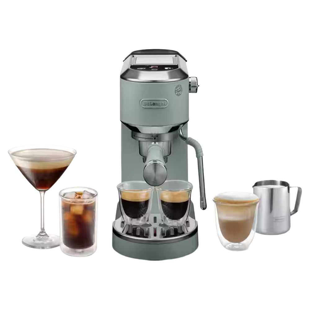 DeLonghi New Dedica Duo Coffee Machine - Green | EC890.GR from DeLonghi - DID Electrical