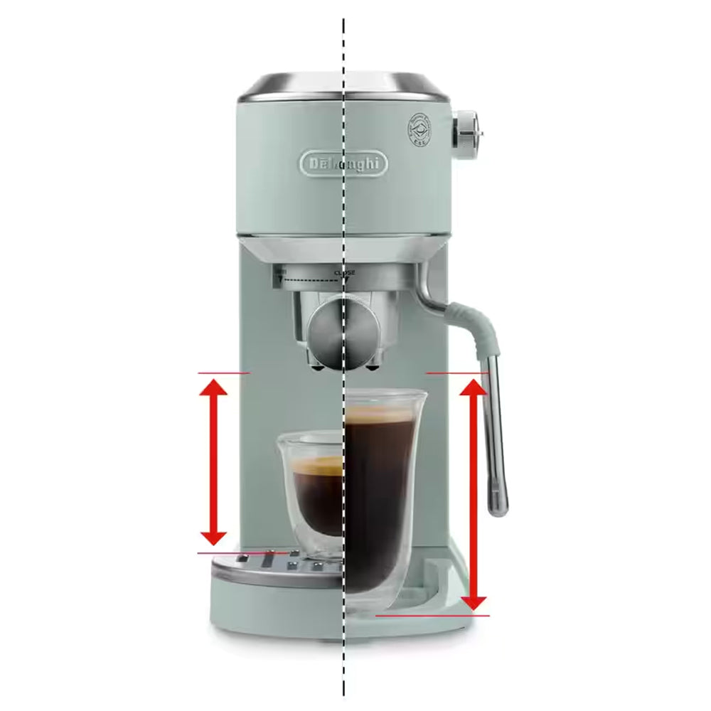 DeLonghi New Dedica Duo Coffee Machine - Green | EC890.GR from DeLonghi - DID Electrical